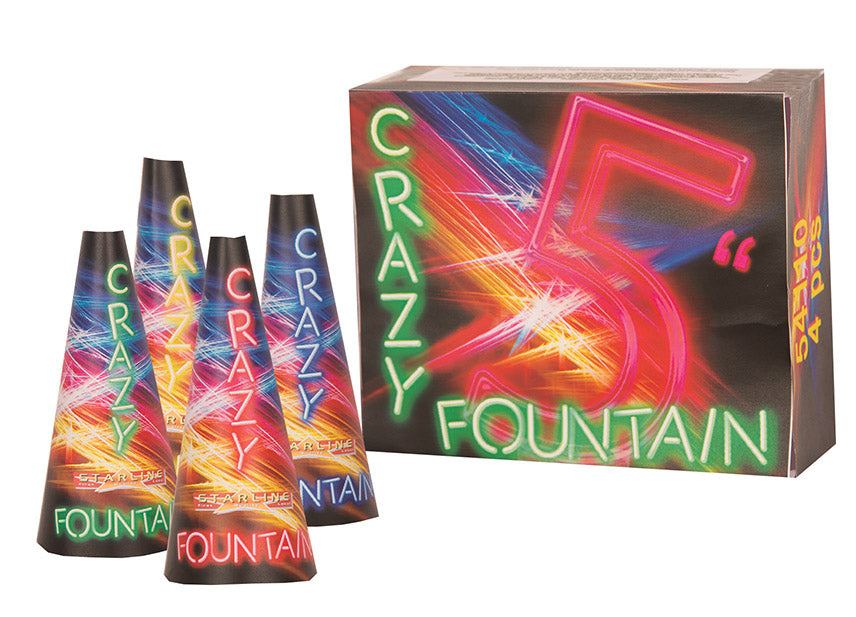 Crazy 5inch Fontein -4 stuks