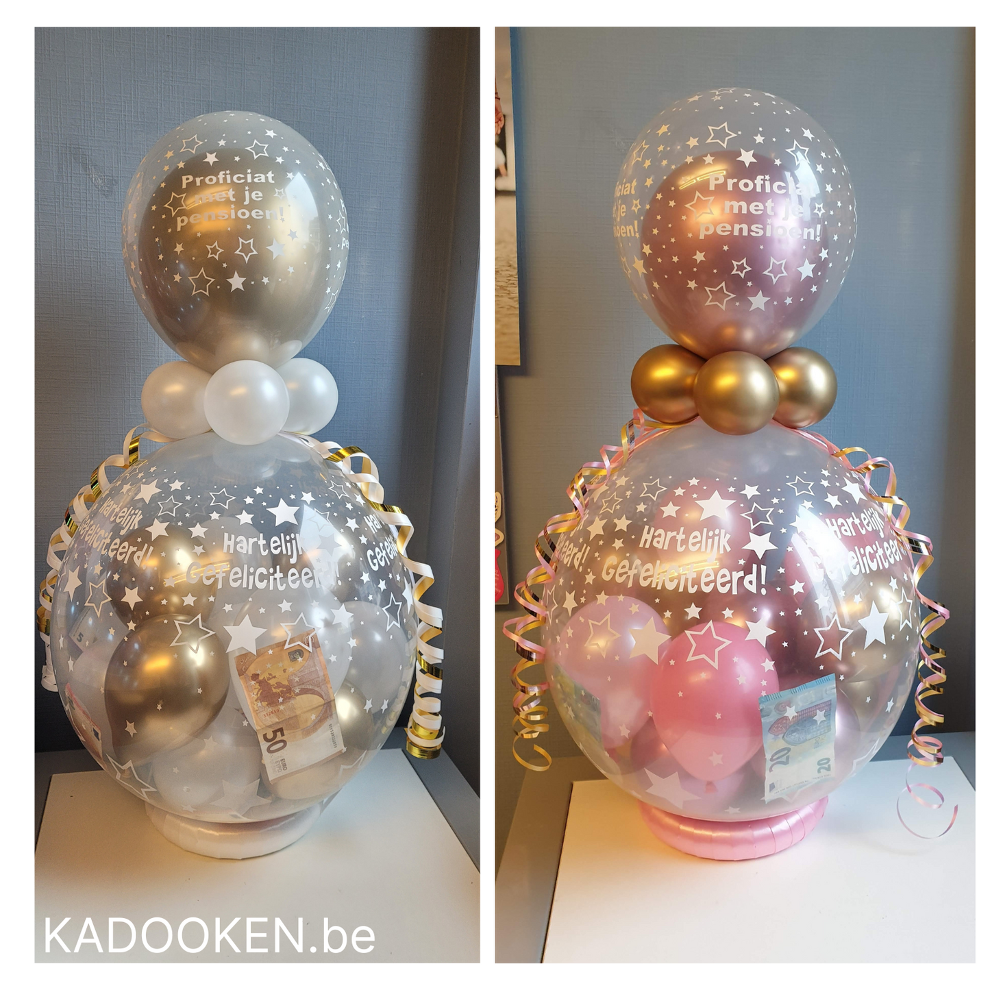 Geldballon/Geschenkballon Pensioen