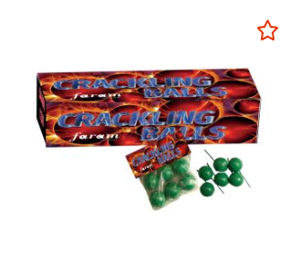 Crackling balls 6 stuks