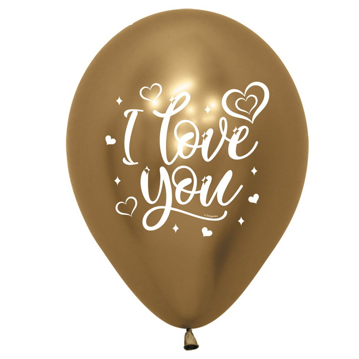 Heliumballon met 'I love You' print - vanaf 1 stuk