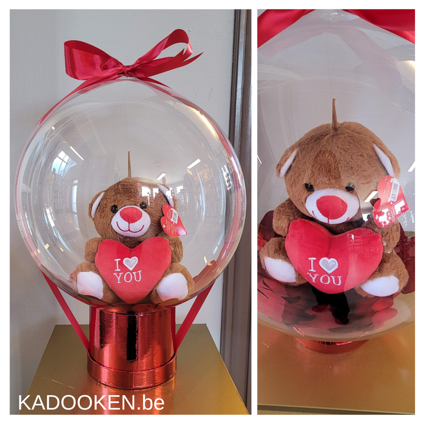 Knuffel in een bubble