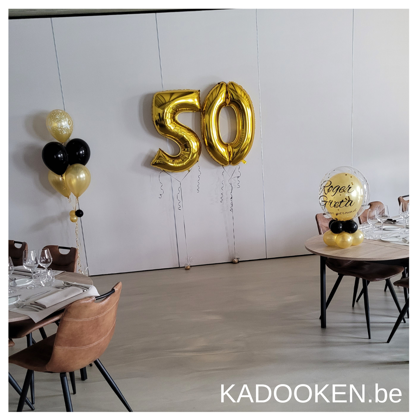 Foliecijfer met helium - Prijs per cijfer