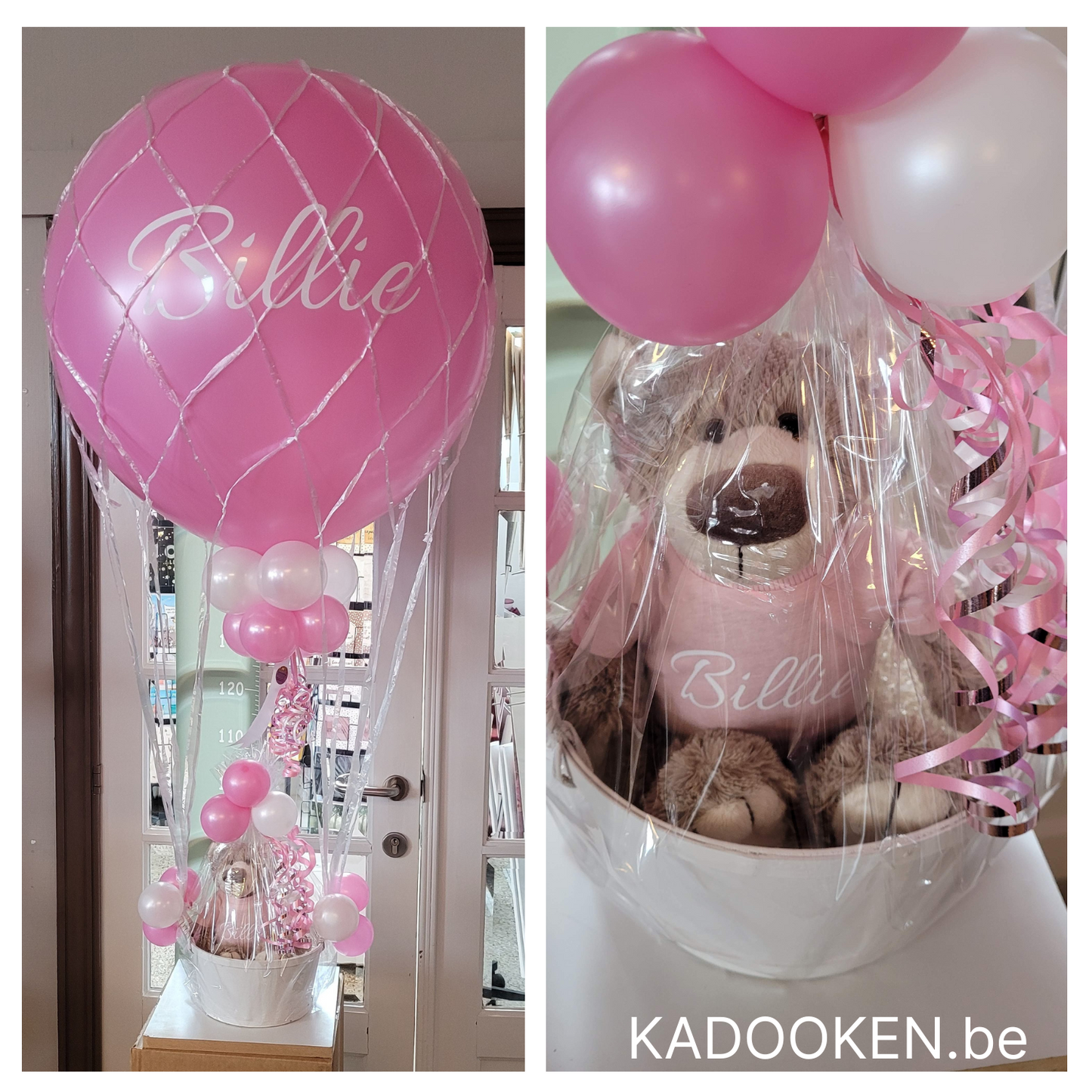 XL luchtballon met naam en geboortedatum