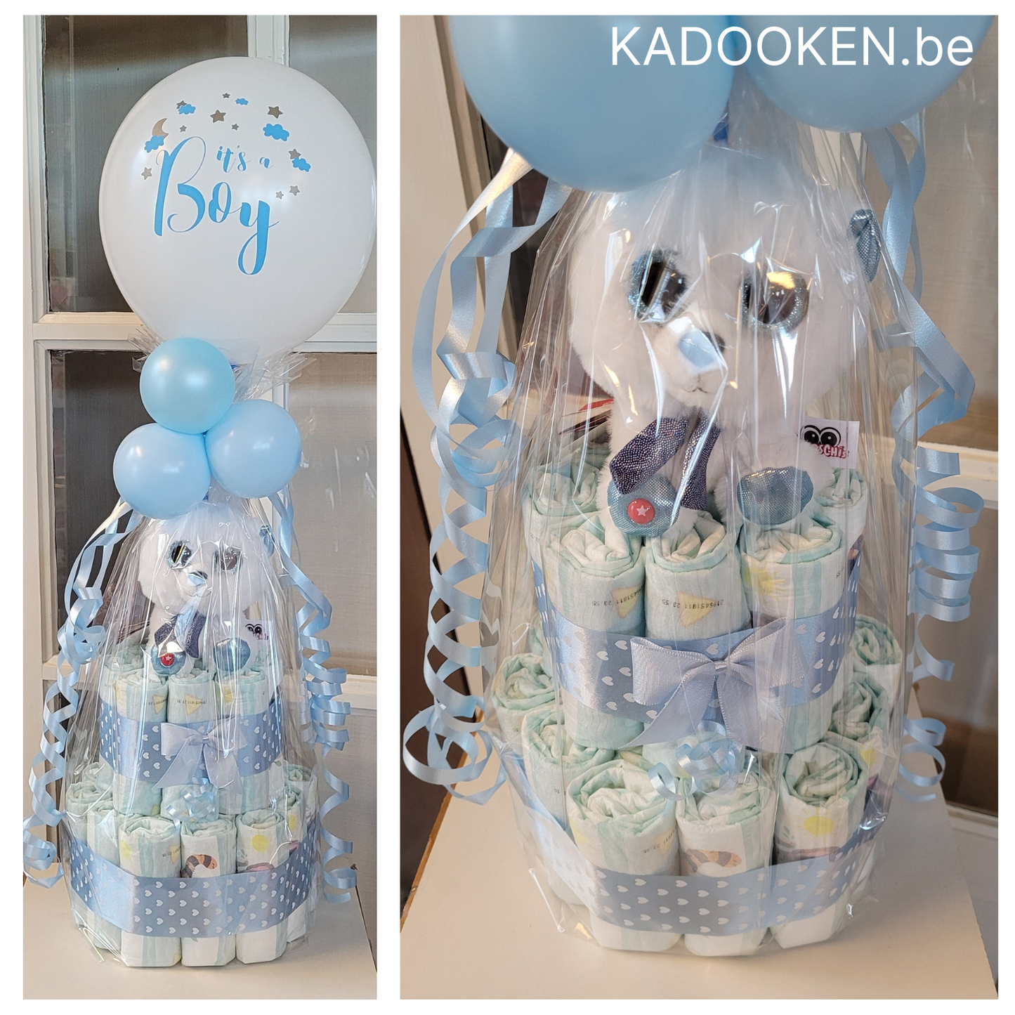 Pampertaart Small met standaard knuffel