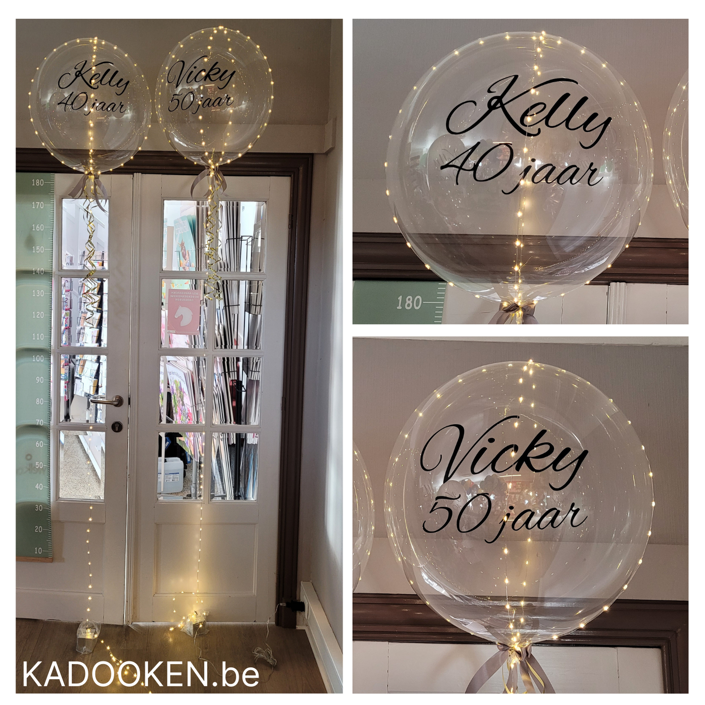 LED ballon met eigen tekst