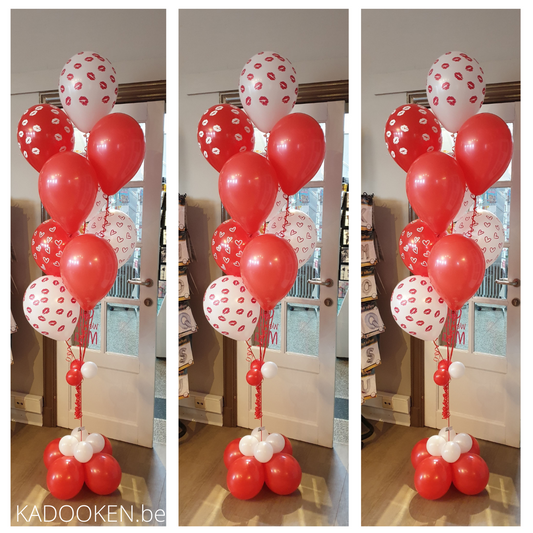 Medium ballonboeket Liefde