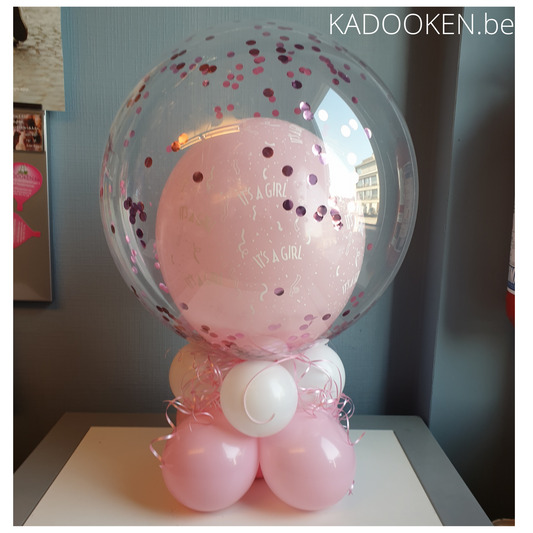 Tafelstukje Bubble Geboorte