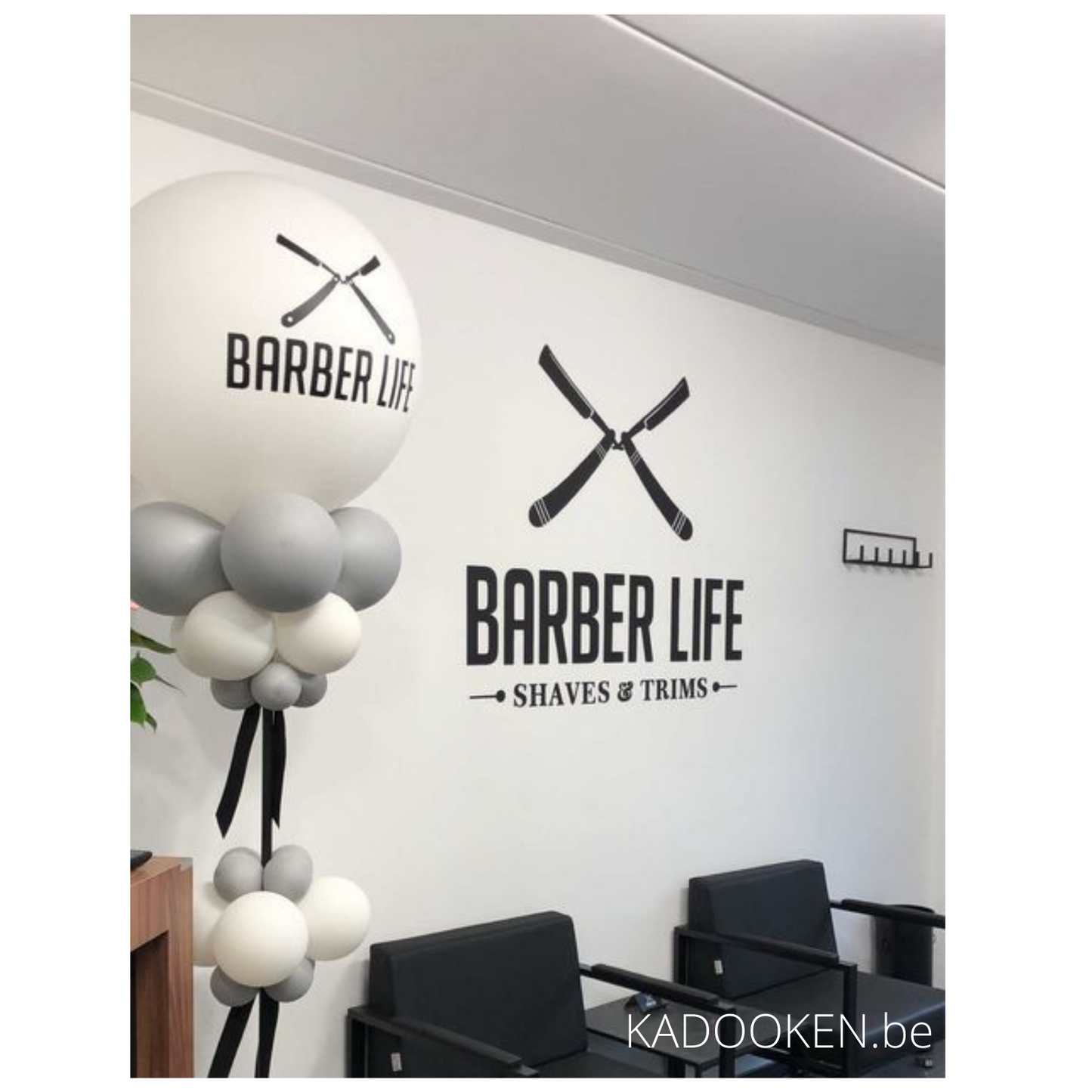 Elegante ballonzuil met eigen tekst/logo