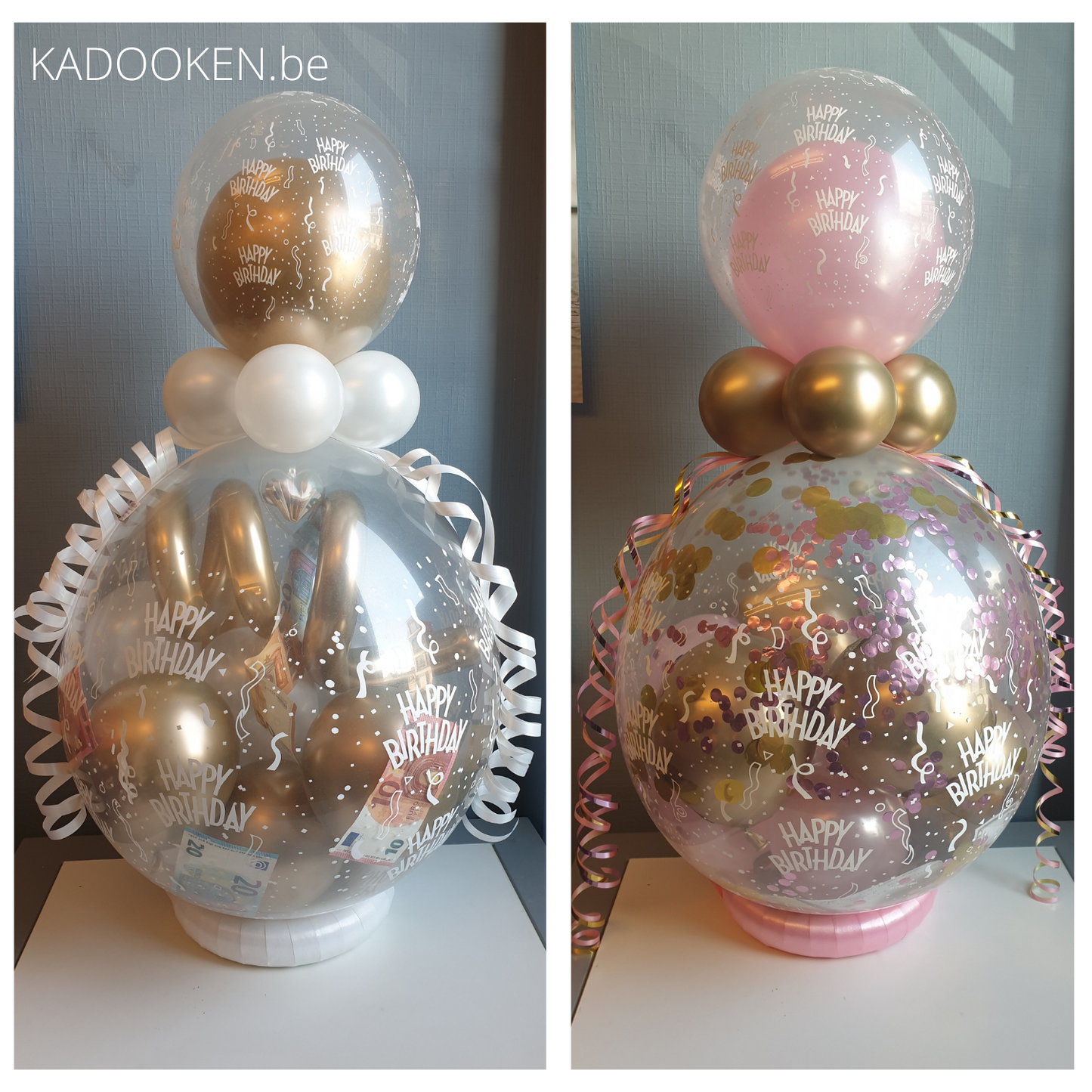 Geldballon/Geschenkballon Verjaardag