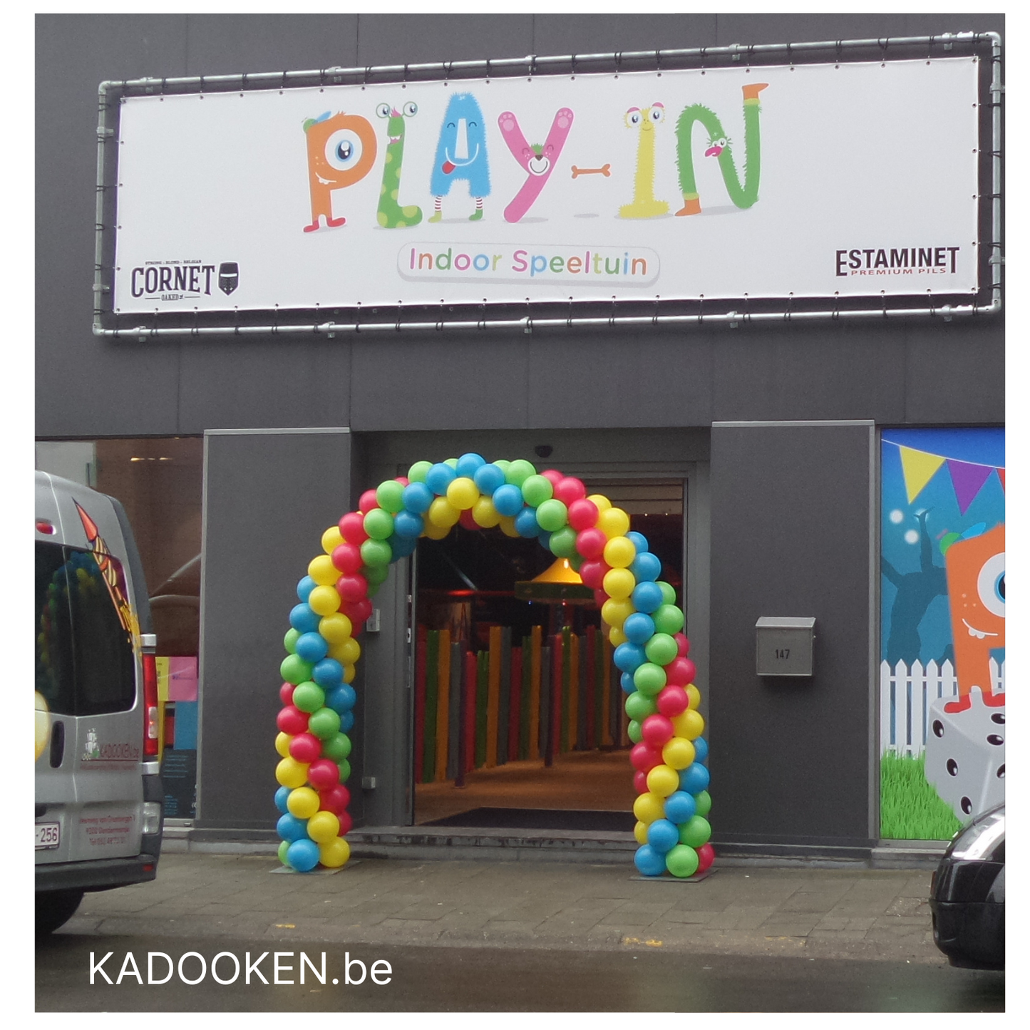 Standaard Ballonboog Opendeurdag-opening-heropening,...