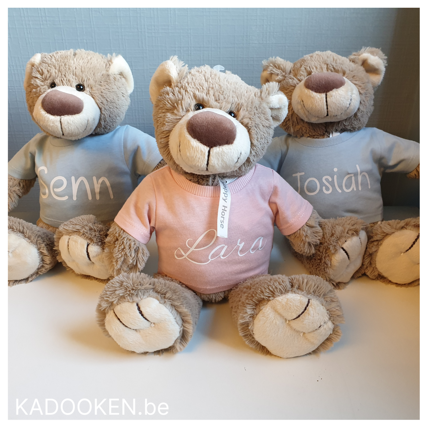 Pampertaart Small met knuffel met naam