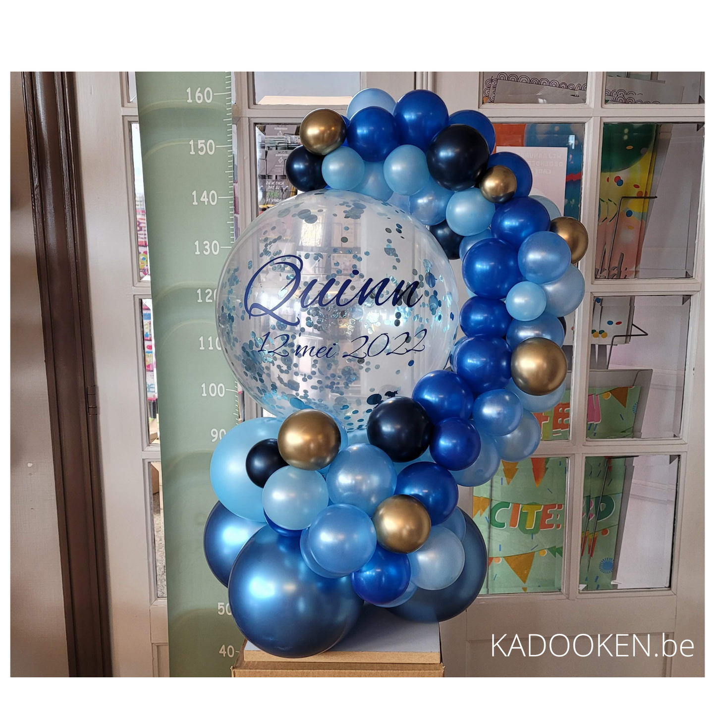 Geld of geschenkballon met eigen tekst - Organic