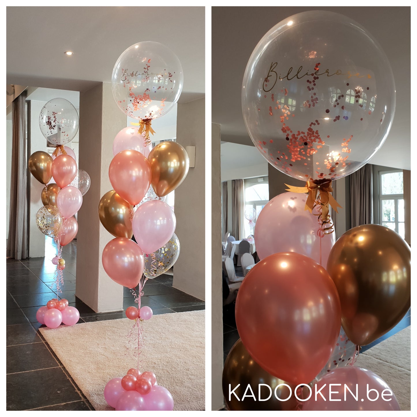 Large Glitterboeket met eigen tekst