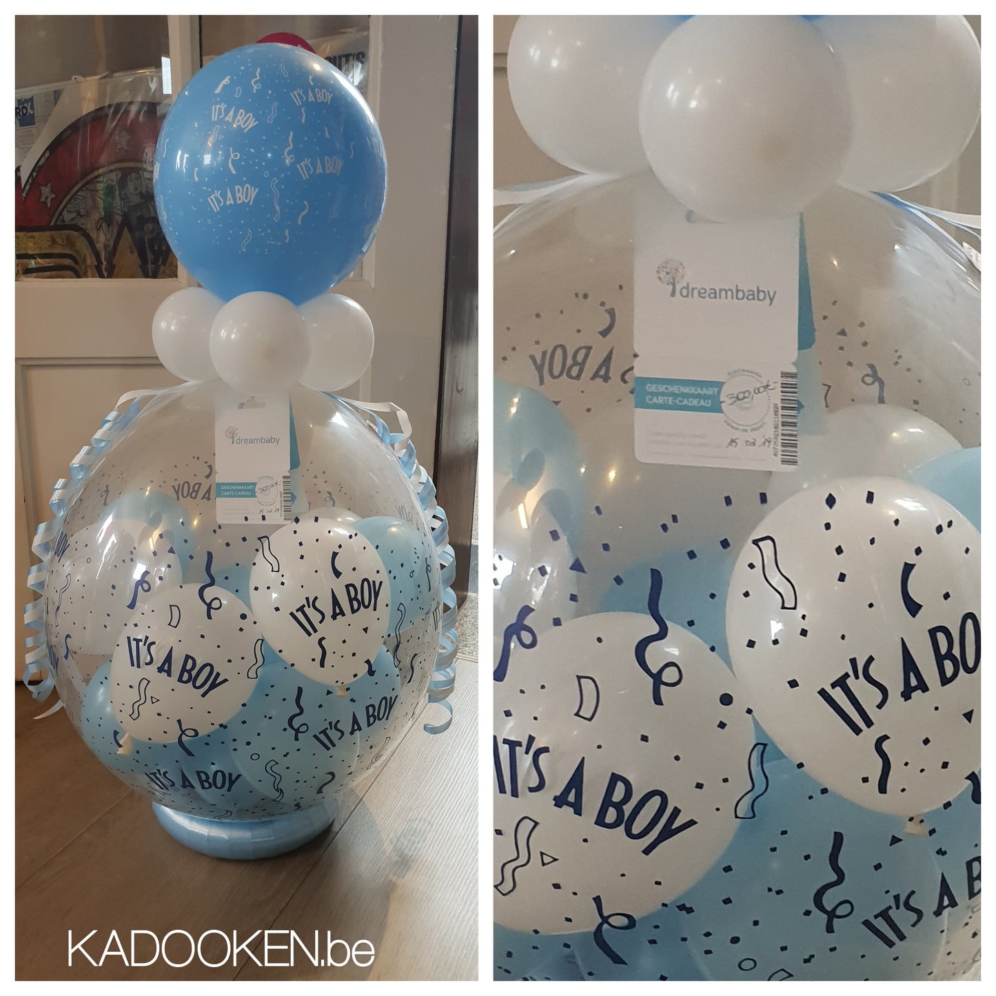 Geldballon/geschenkballon geboorte