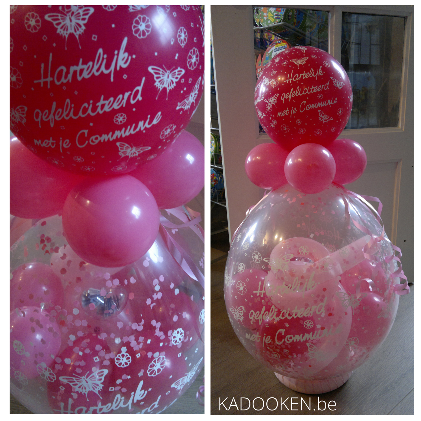 Geldballon/Geschenkballon Communie of Lentefeest