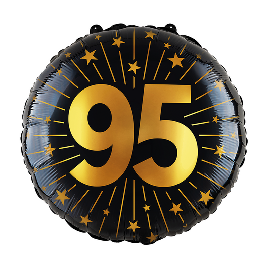 Folieballon inclusief helium - 95 jaar