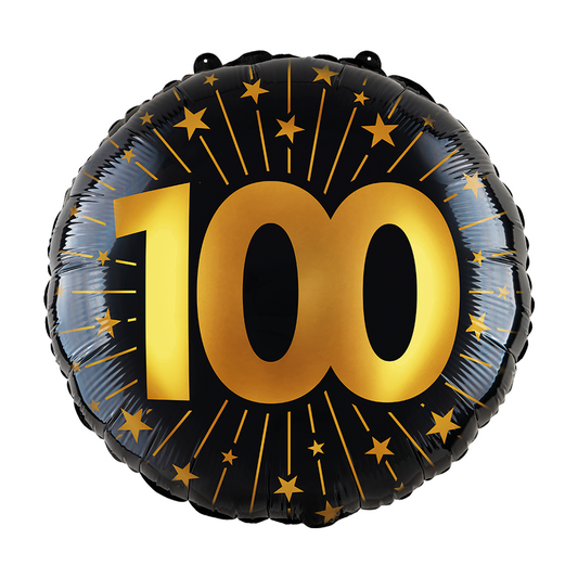 Folieballon inclusief helium - 100 jaar