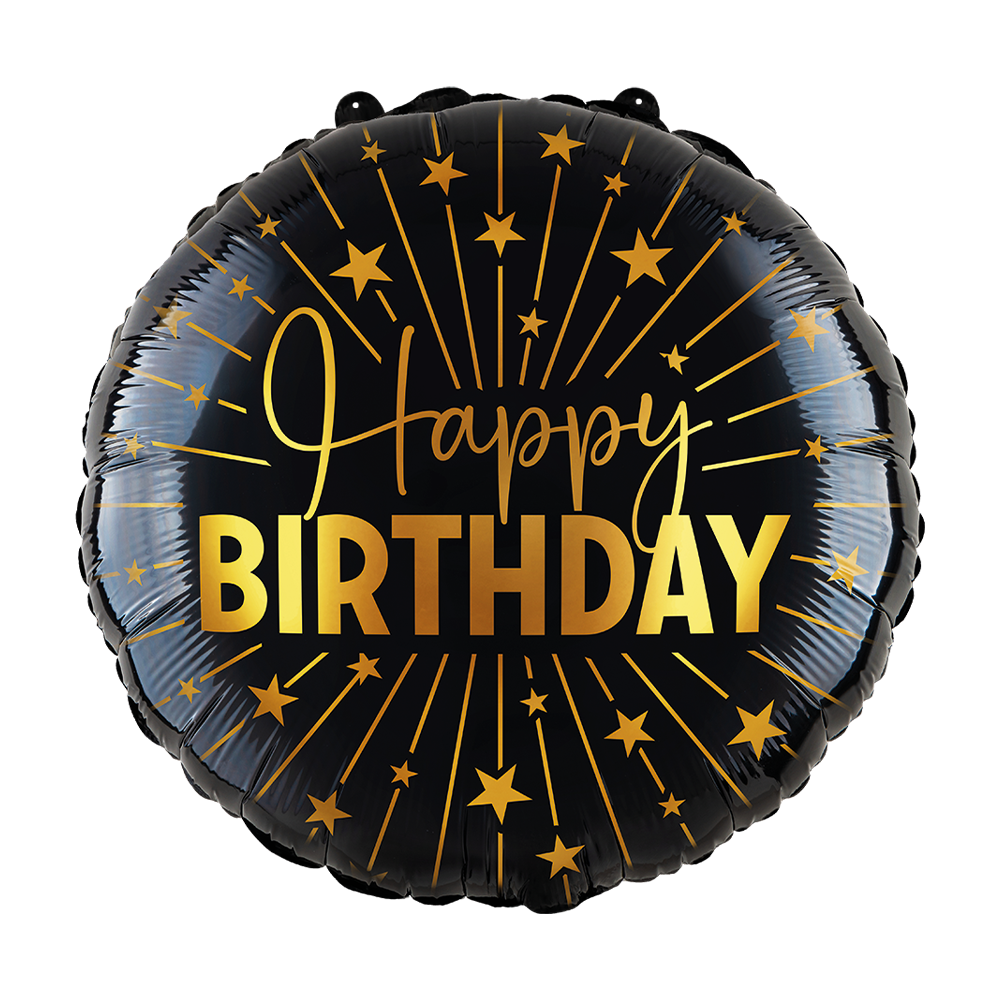 Folieballon inclusief helium - Happy Birthday