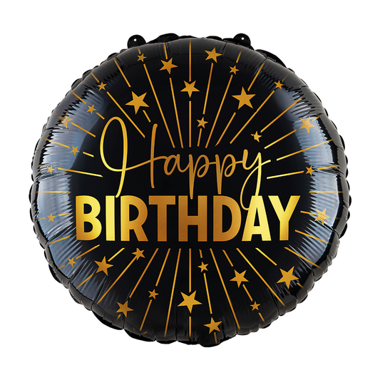 Folieballon inclusief helium - Happy Birthday