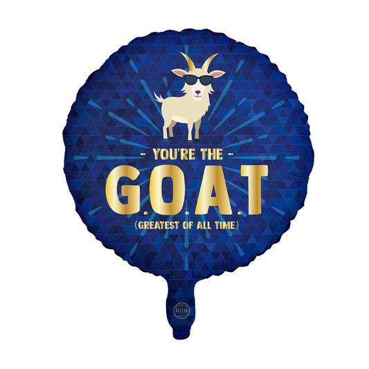 Folieballon inclusief helium - THE G.O.A.T
