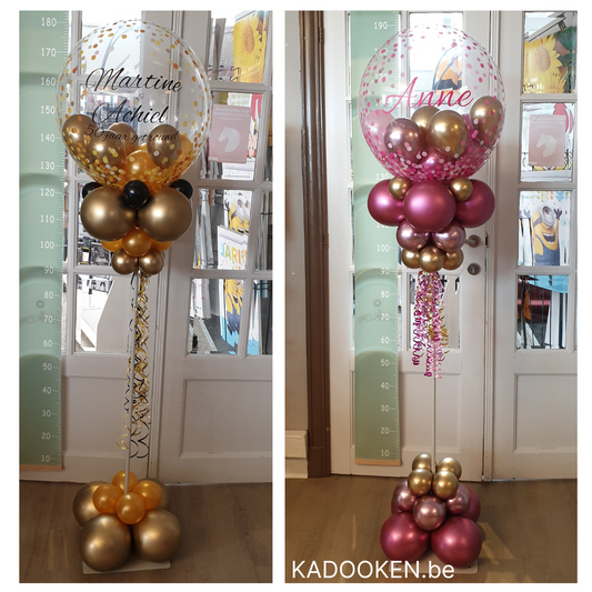Ballonpaaltje met eigen tekst