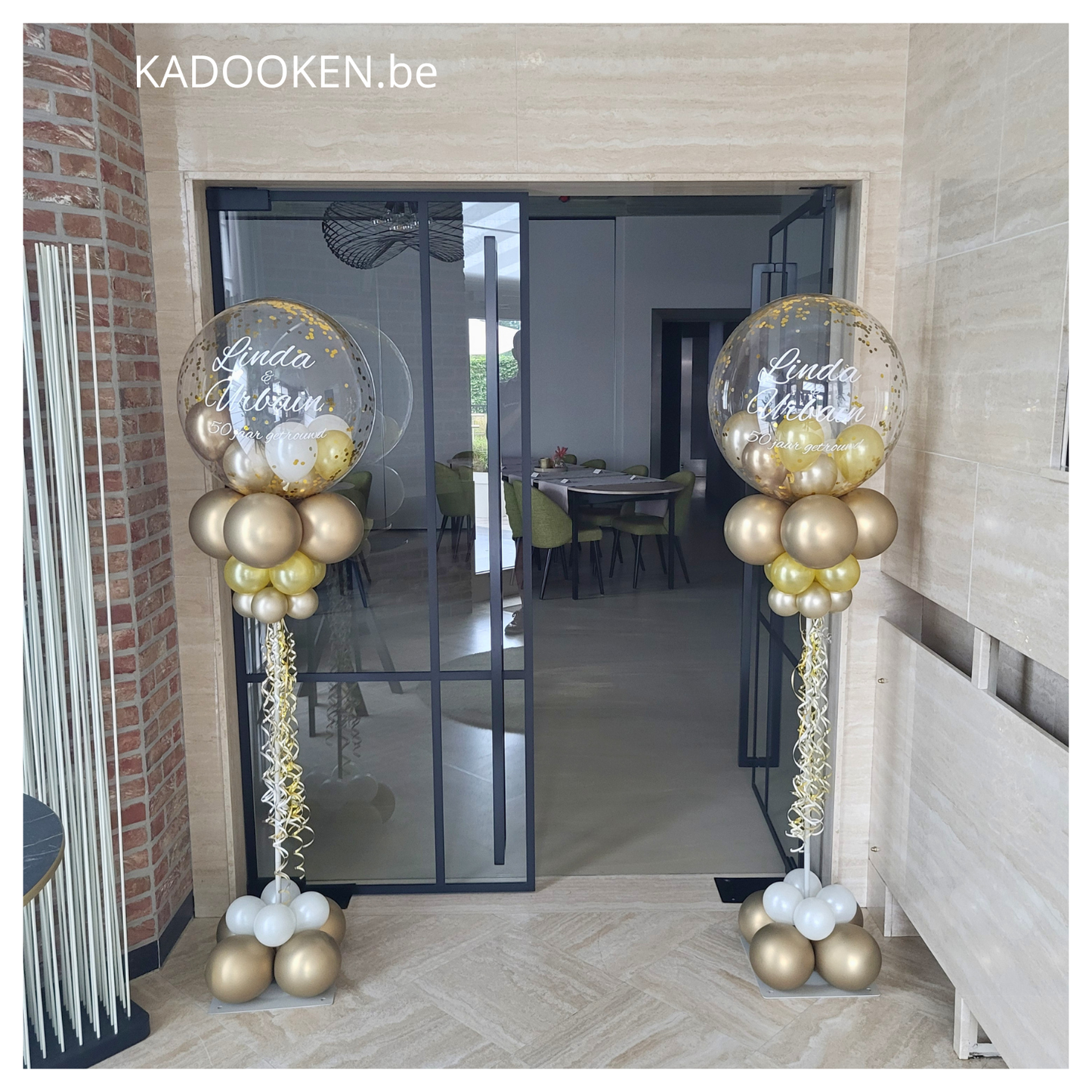 Ballonpaaltje met eigen tekst