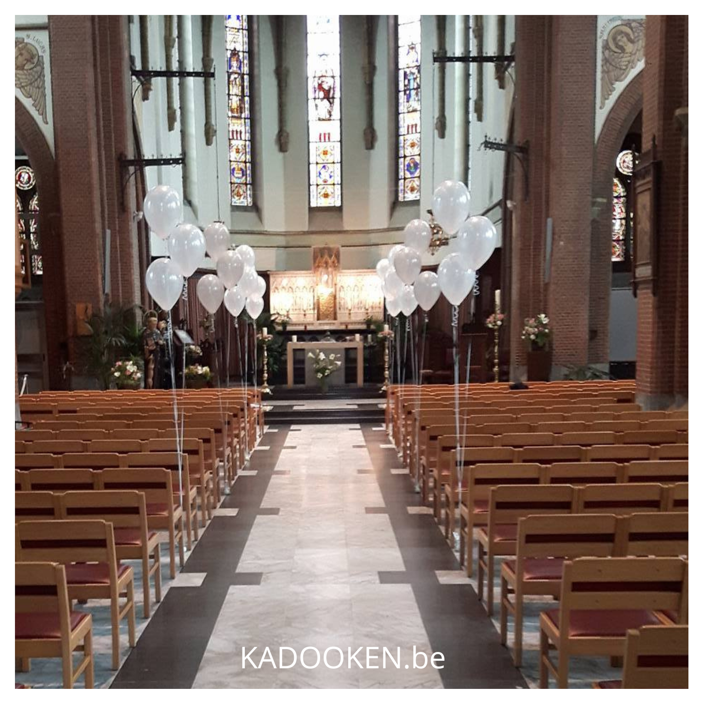 Kerkdecoratie - set van 3 heliumballonnen