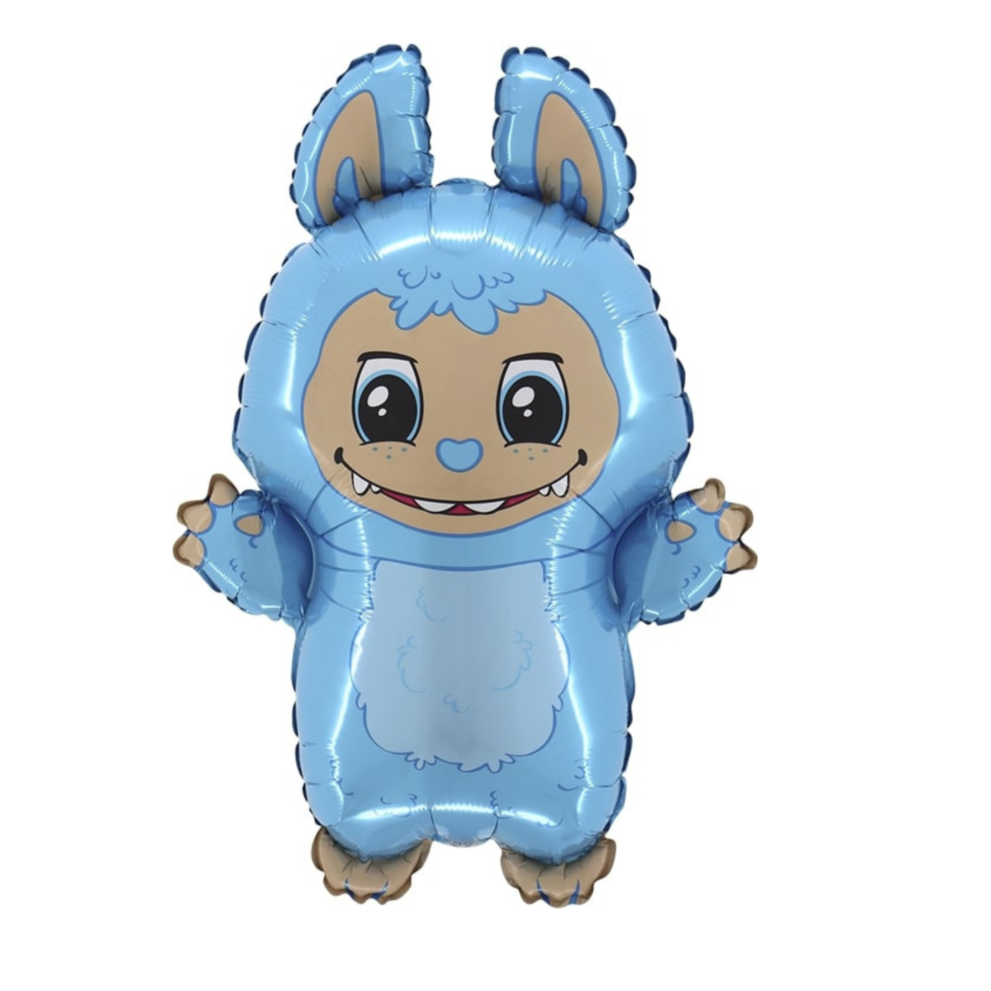 Folieballon Labubu Bad Bunny foil balloon Blauw