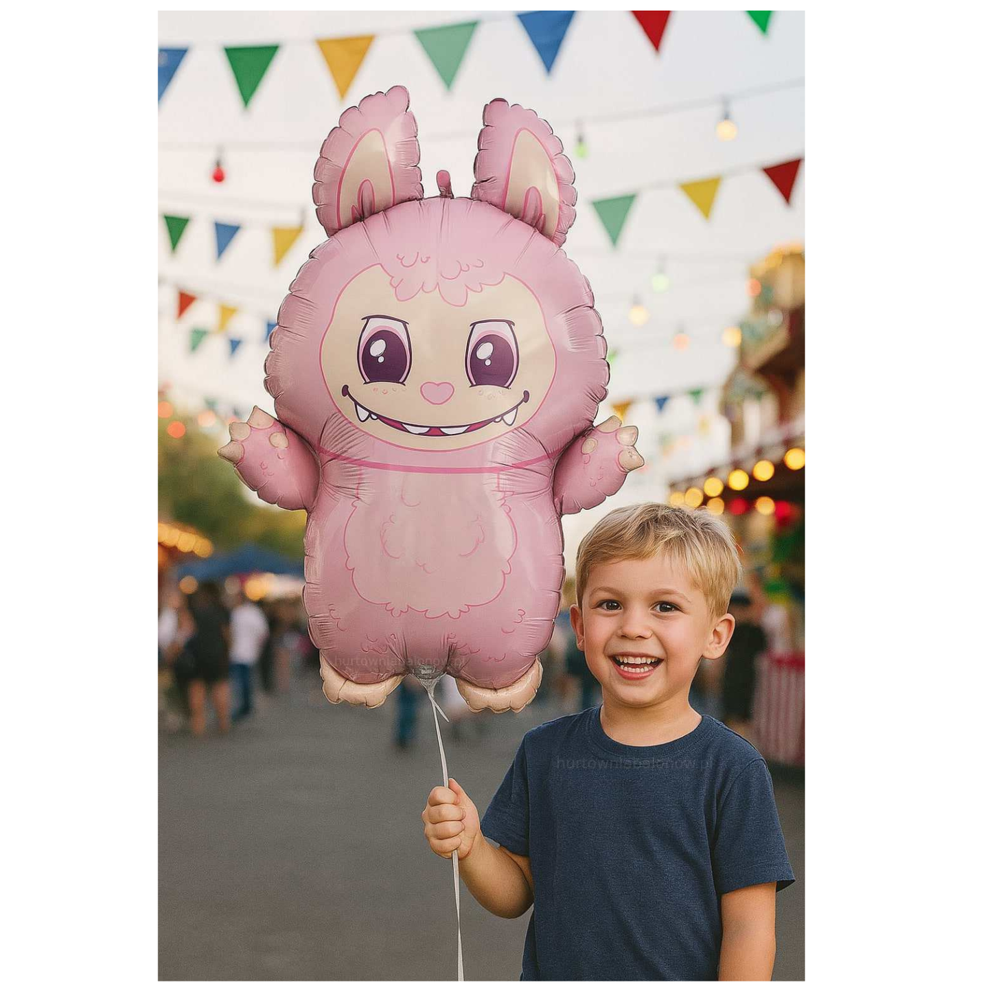 Folieballon Labubu Bad Bunny foil balloon