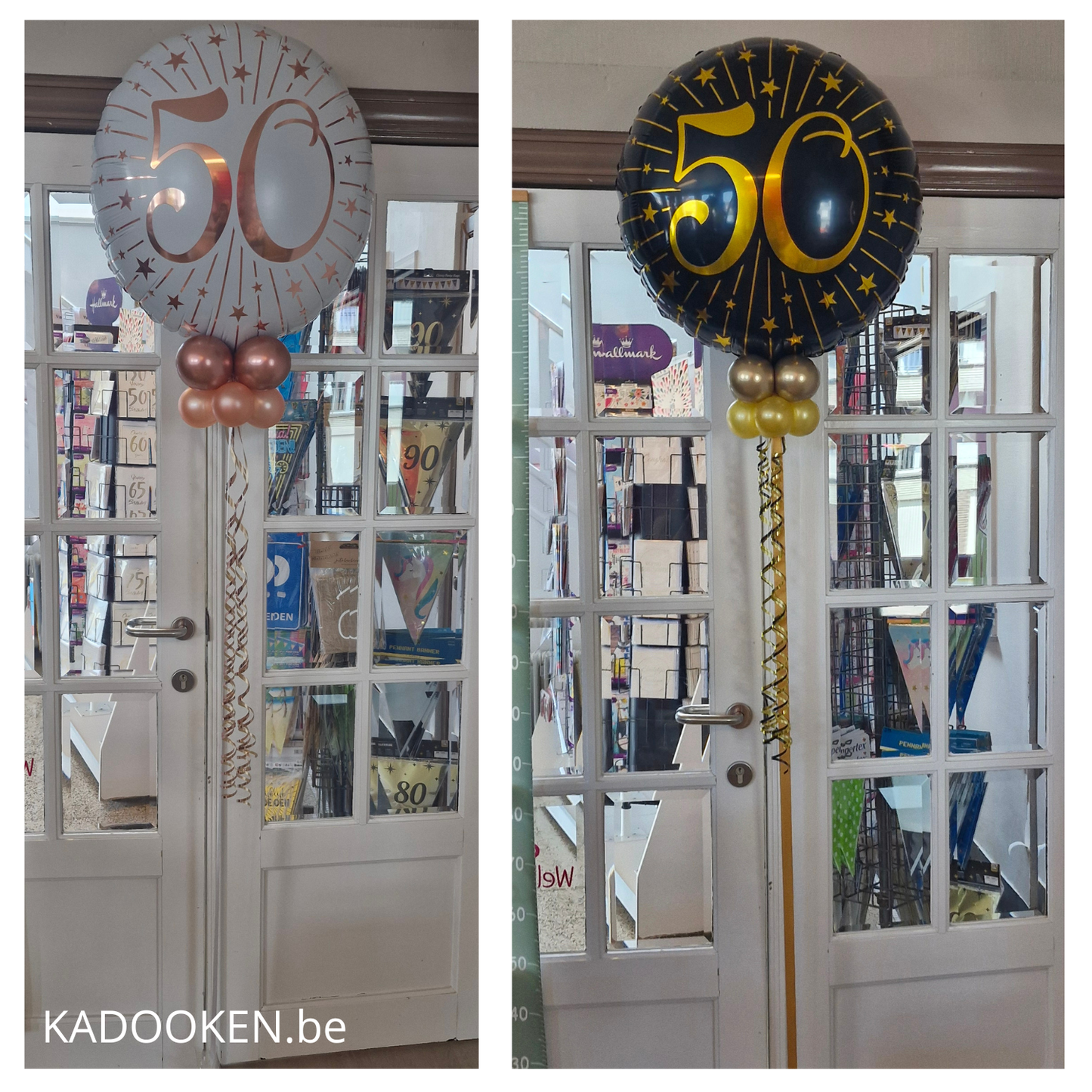 Folieballon inclusief helium - 50 jaar groot