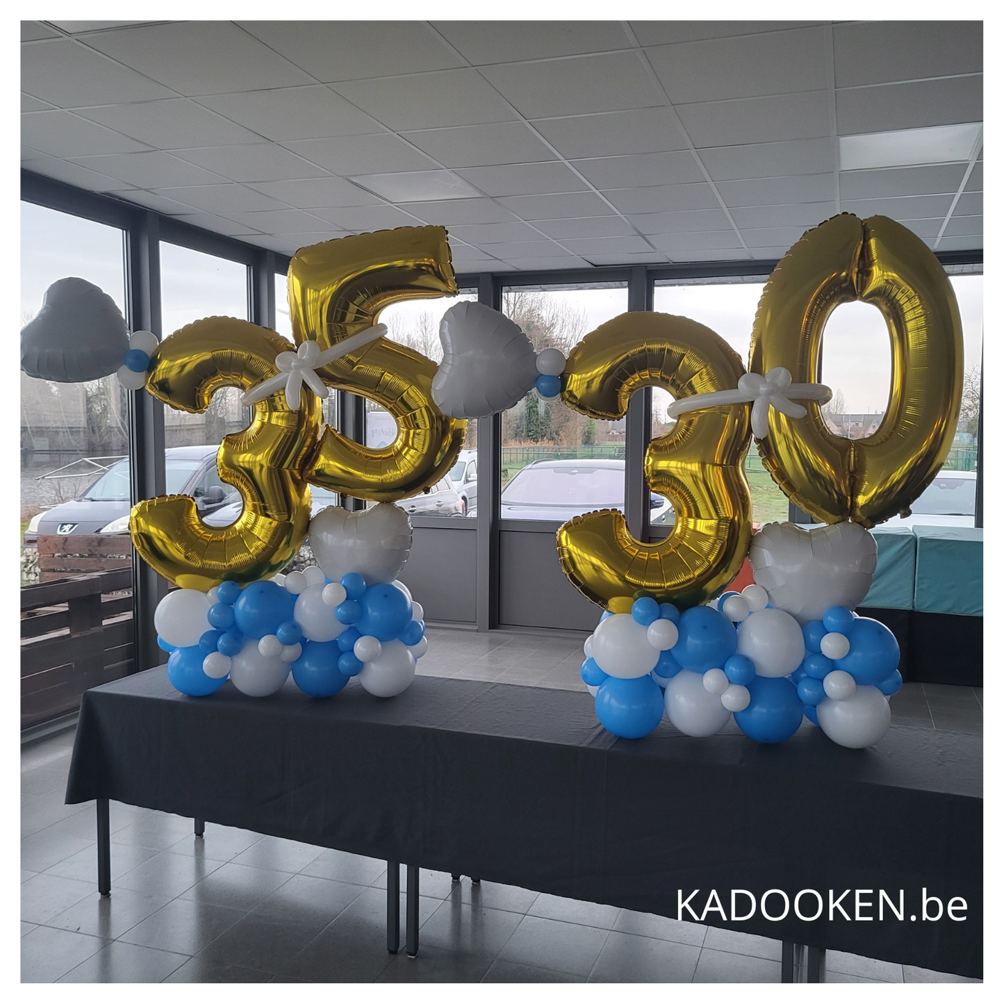 Ballonstuk met 2 cijfers - Medium Marquee