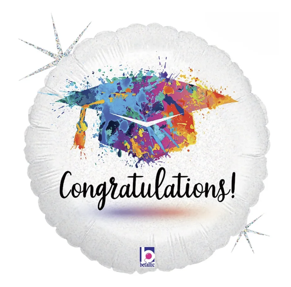 Folieballon Geslaagd - Congratulations