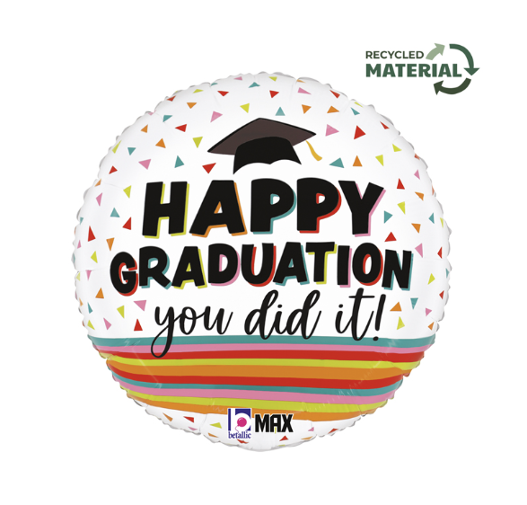 Folieballon Geslaagd - Happy Graduation