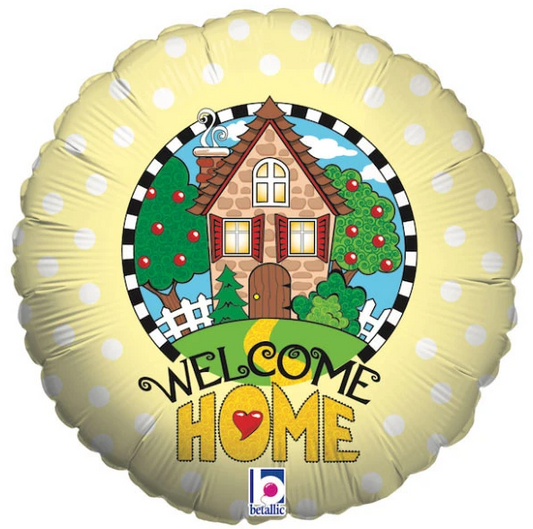 Folieballon inclusief helium - Welcome Home