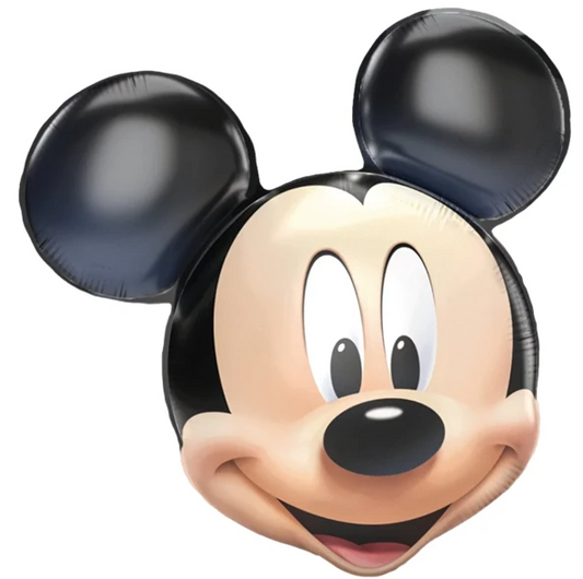 Folieballon inclusief helium - Mickey Mouse hoofd