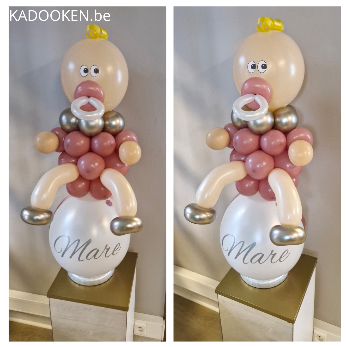 Ballonbaby - tafelmodel - met naam
