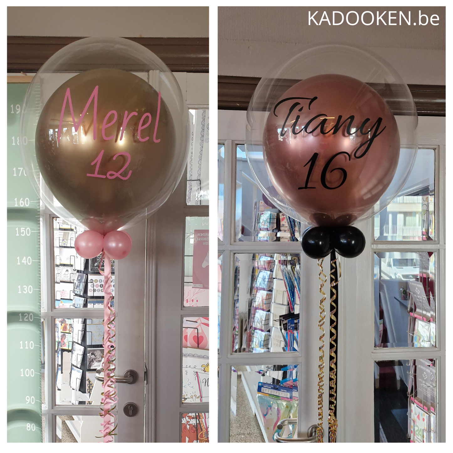 Standaard Bubble ballon met eigen tekst