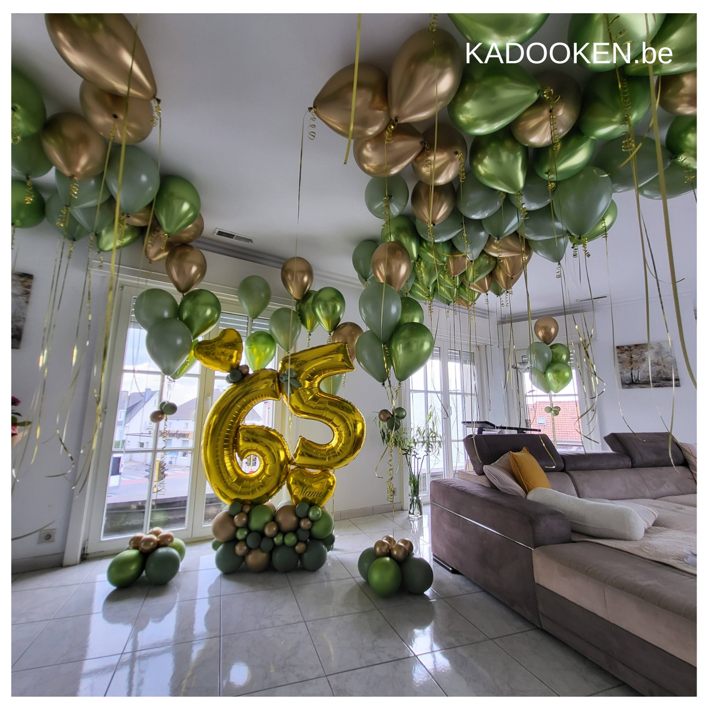 Ballonstuk met 2 cijfers - Medium Marquee