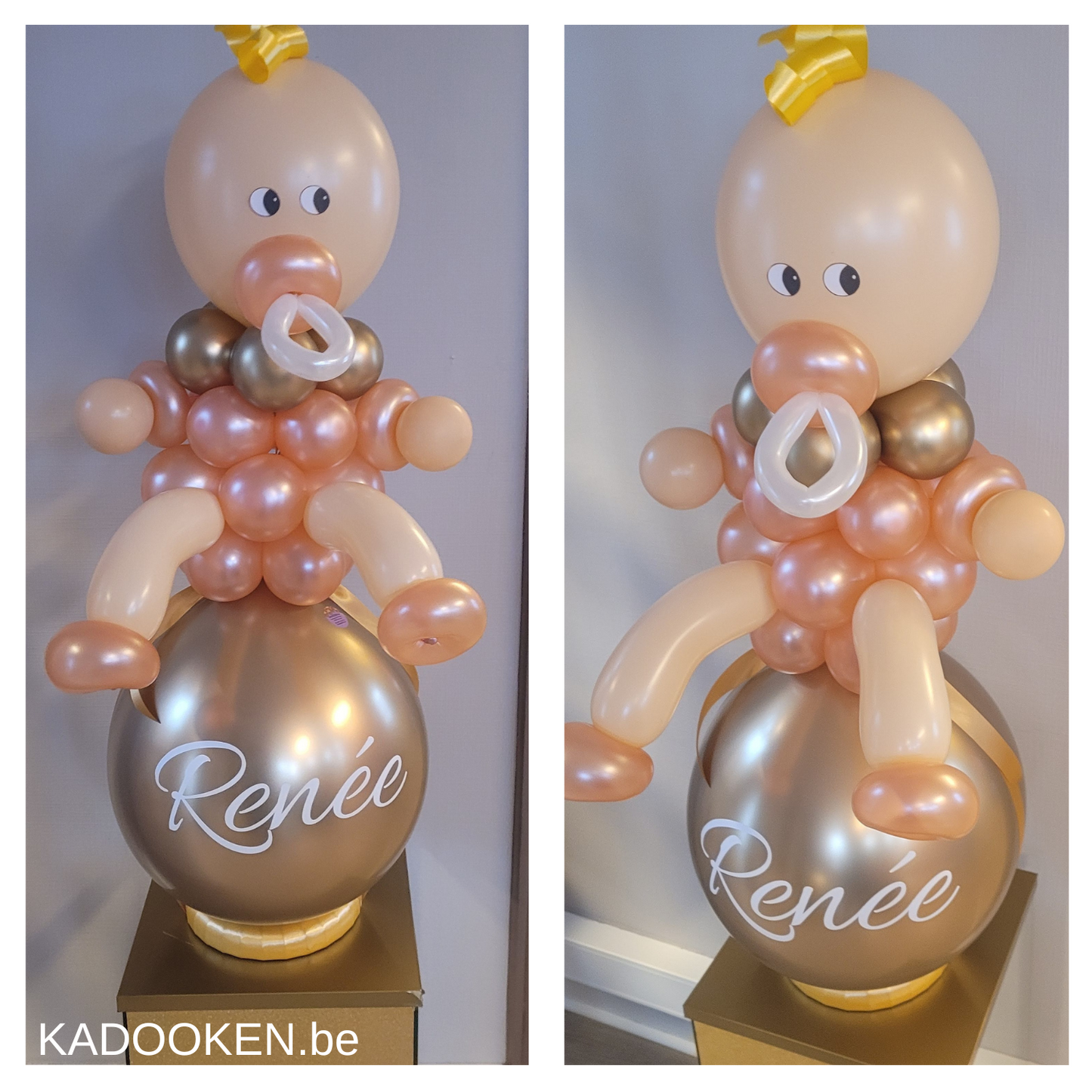 Ballonbaby - tafelmodel - met naam