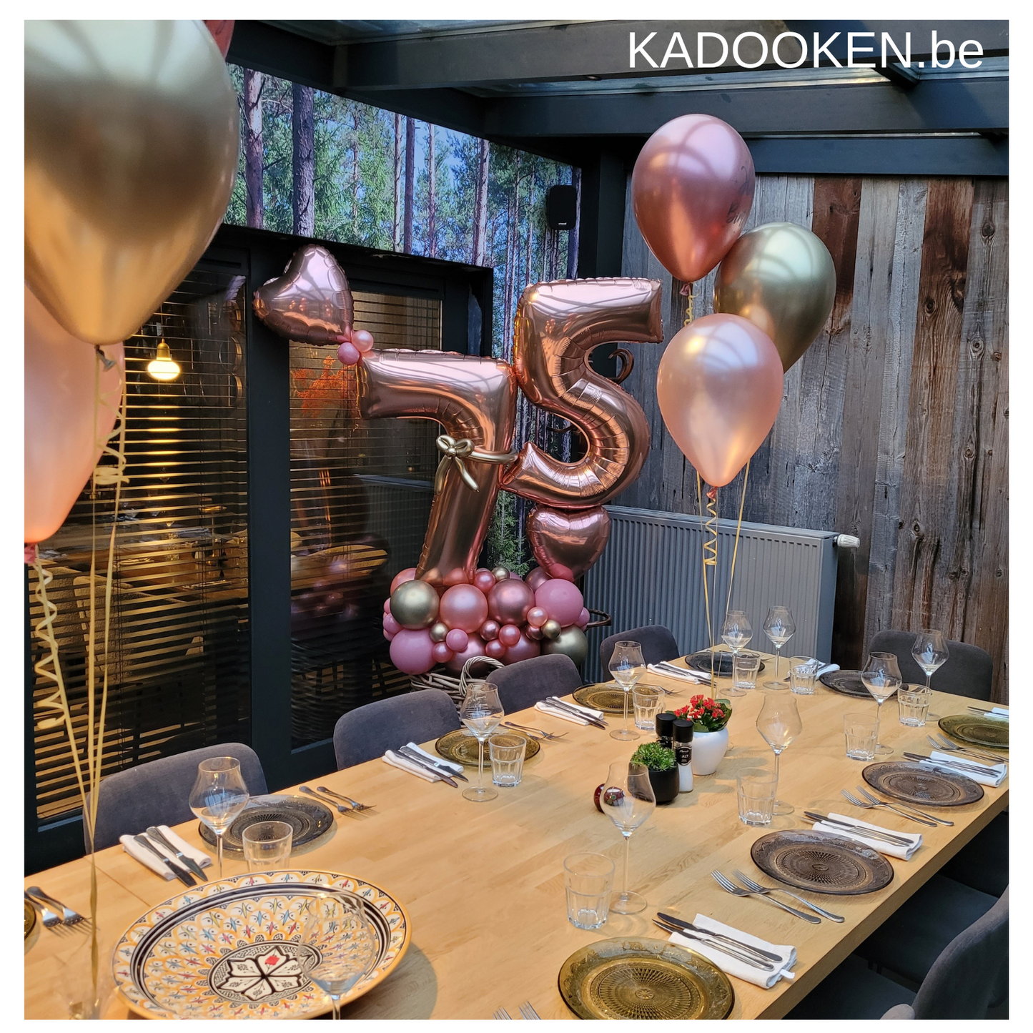 Ballonstuk met 2 cijfers - Medium Marquee