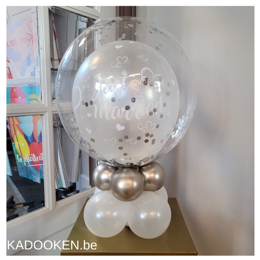 Tafelstukje Bubble Huwelijk