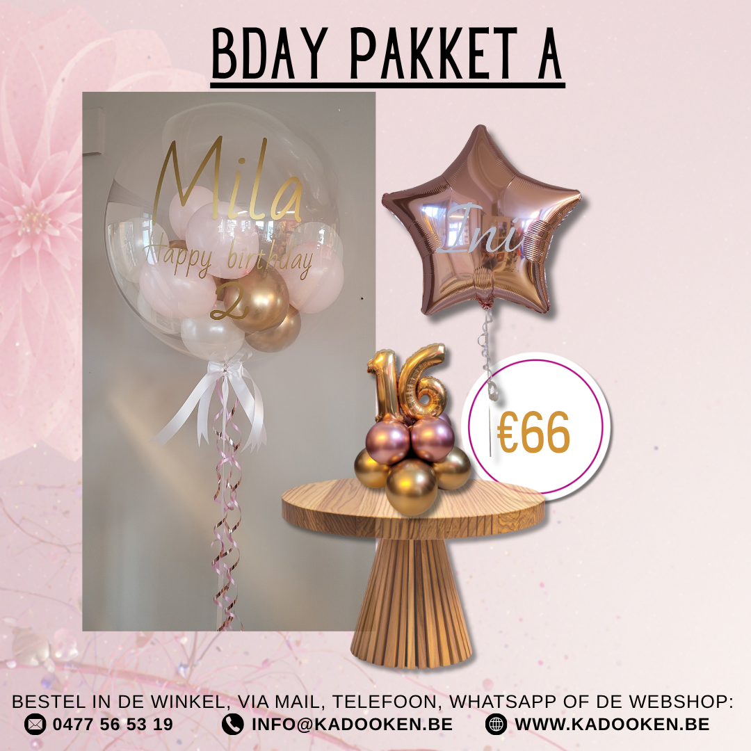 BDAY pakket A