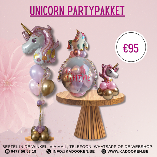 Unicorn Eenhoorn - Partypakket