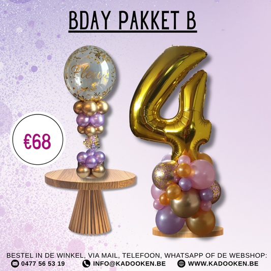 BDAY pakket B