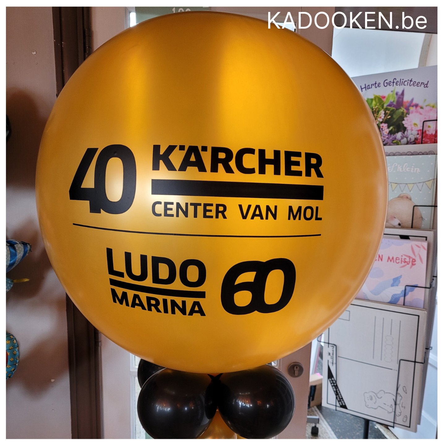 XL heliumballon met eigen tekst/logo