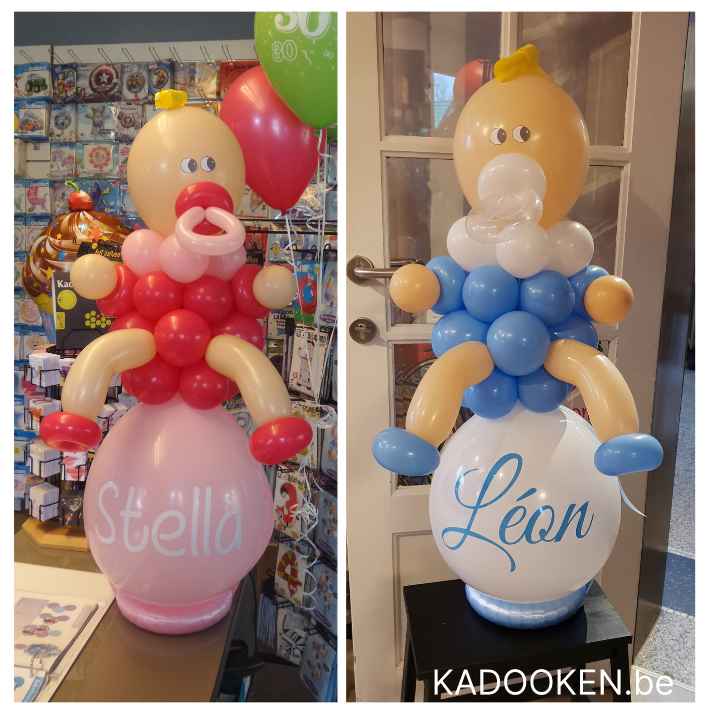 Ballonbaby - tafelmodel - met naam