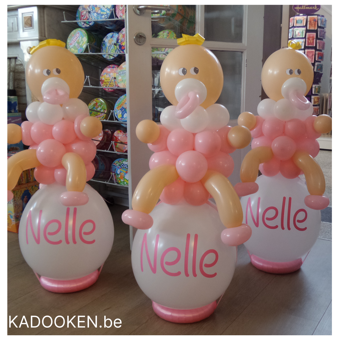 Ballonbaby - tafelmodel - met naam
