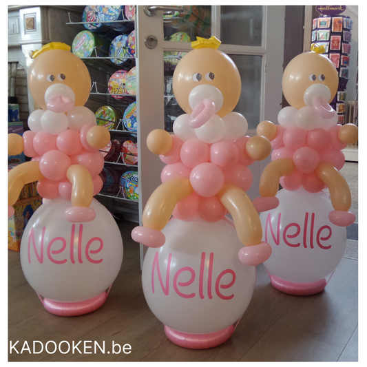 Ballonbaby - tafelmodel - met naam
