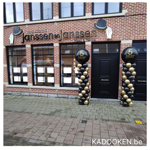 Standaard ballonzuil met eigen tekst/logo