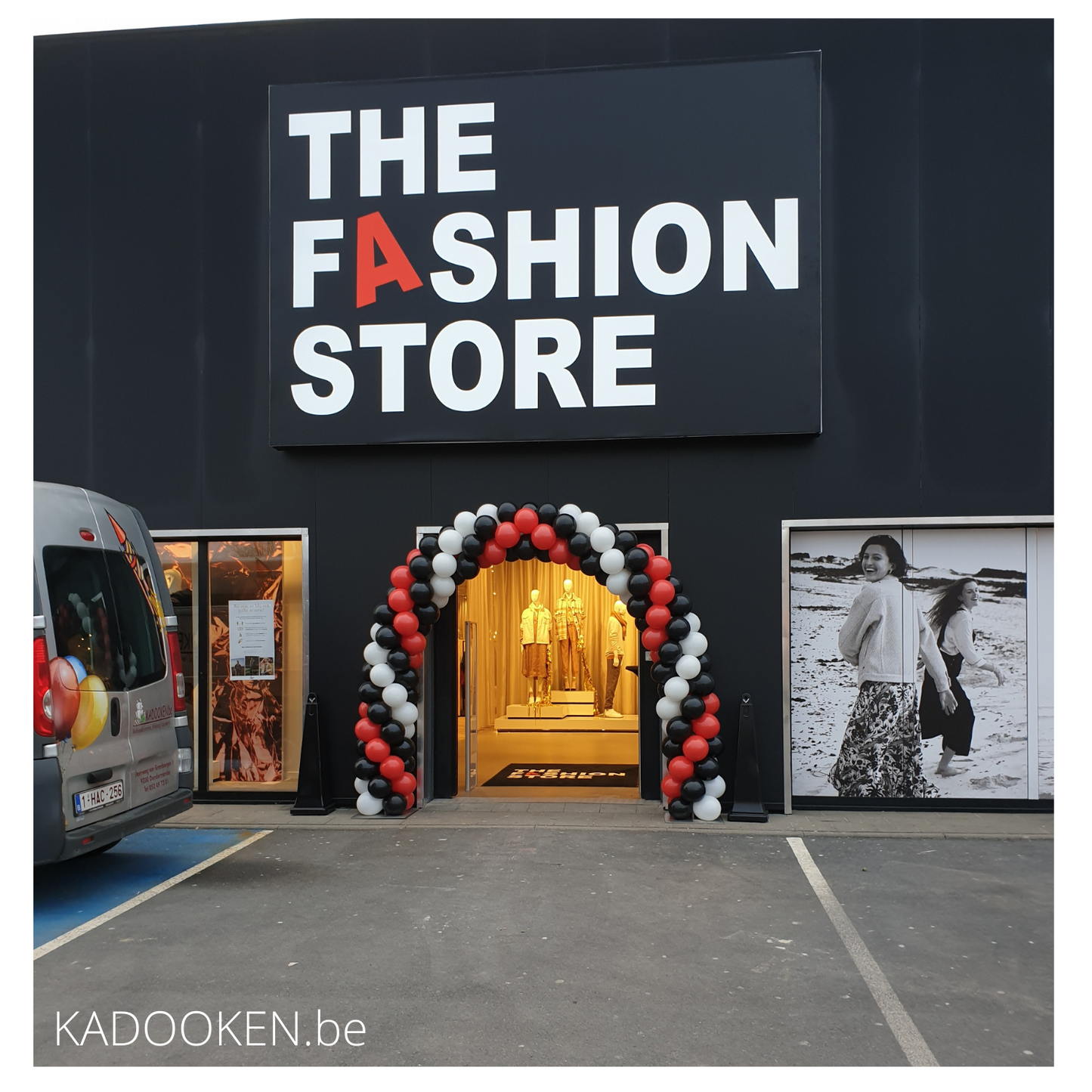 Standaard Ballonboog Opendeurdag-opening-heropening,...